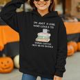 I'm Just a Girl Who Loves To Drink Coffee And Read Books Graphic Youth Hoodie I'm Just a Girl Who Loves To Drink Coffee And Read Books Graphic Youth Hoodie