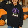 Irises Flowers Book Iris Floral Graphic Youth Hoodie Irises Flowers Book Iris Floral Graphic Youth Hoodie