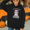 Just a Girl Who Loves Unicorns & Books Bookish Unicorn Love Graphic Youth Hoodie