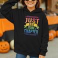 JUST ONE MORE CHAPTER Fun Reading Book Lover Graphic Youth Hoodie JUST ONE MORE CHAPTER Fun Reading Book Lover Graphic Youth Hoodie