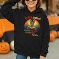 Melanin Honoring Past Inspiring Pride Book Month Graphic Youth Hoodie