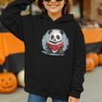 Panda With Book For Reading Enthusiasts Graphic Youth Hoodie