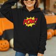 POW -Adults Kids Comic Book Cartoon Pop Art Novelty Sarcastic Graphic Youth Hoodie POW -Adults Kids Comic Book Cartoon Pop Art Novelty Sarcastic Graphic Youth Hoodie