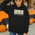 Preppy 100 Days Of School Goose Coffee Books Teacher Life Graphic Youth Hoodie
