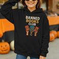 Read Banned Books Club Freely Anti-Censorship Librarian Graphic Youth Hoodie