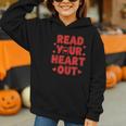 Read Your Heart Out Book Lover Reading Teachers Kids Graphic Youth Hoodie Read Your Heart Out Book Lover Reading Teachers Kids Graphic Youth Hoodie