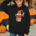 Reading Lover Book Graphic Gnome Graphic Youth Hoodie