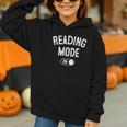 Reading Mode On Book Lover Librarian Teacher Graphic Youth Hoodie