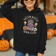 Salem Witch Book Club Bookish Halloween Raccoon Witchcraft Graphic Youth Hoodie