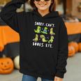 Sorry Can't Books Bye Dinosaur Librarian Bookworm Teacher Graphic Youth Hoodie
