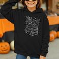 Stack Of Books And Dragons Bookworm Fantasy Books Lover Graphic Youth Hoodie