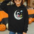 UFO Alien Astronaut Reading Book In Space Graphic Youth Hoodie