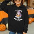 Unicorn Teacher Reading Is Magical Book Graphic Youth Hoodie Unicorn Teacher Reading Is Magical Book Graphic Youth Hoodie