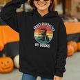 Women's Easily Distracted By Books Graphic Youth Hoodie Women's Easily Distracted By Books Graphic Youth Hoodie