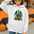 Book Dragon Reading Books Graphic Youth Hoodie Book Dragon Reading Books Graphic Youth Hoodie