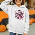 All Booked For Valentine's Teacher Coquette Bow Coffee Book Graphic Youth Hoodie All Booked For Valentine's Teacher Coquette Bow Coffee Book Graphic Youth Hoodie