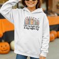 I Like My Books Spicy & My Coffee Icy Lover Bookworm Premium Graphic Youth Hoodie