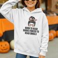 Born To Read Books Forced To Read Emails Messy Bun Reading Graphic Youth Hoodie Born To Read Books Forced To Read Emails Messy Bun Reading Graphic Youth Hoodie