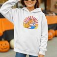 Corgi Dog Reading Book Book Lover Dog Lover Graphic Youth Hoodie