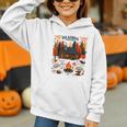 Cozy Reading Cabin Retreat Fall Bookish Autumn Cozy Reader Graphic Youth Hoodie