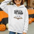 A Day Without Reading Is Like I Have No Idea Women Books Graphic Youth Hoodie