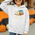 Drink Tea And Read Books Reading Bookworm Literature Graphic Youth Hoodie
