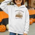 Forget Flowers Buy Me Books Book Lover Graphic Youth Hoodie
