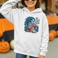 Hot Tea & Spicy Books Skeleton Reader Graphic Youth Hoodie Hot Tea & Spicy Books Skeleton Reader Graphic Youth Hoodie