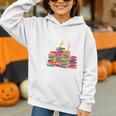 I'm Fine Reading Books Reader Book Lover Librarian Graphic Youth Hoodie
