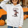 Just Pour Me My Coffee Hand Me My Book And Slowly Back Away Premium Graphic Youth Hoodie