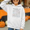Library Card Due Date Stamp Book Lover Reading Vintage Read Graphic Youth Hoodie Library Card Due Date Stamp Book Lover Reading Vintage Read Graphic Youth Hoodie