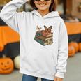 Life Is Better With Butterflies And Books Cute Butterfly Graphic Youth Hoodie Life Is Better With Butterflies And Books Cute Butterfly Graphic Youth Hoodie
