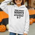 How Many Nights A Week Should You Be Reading 6-7 Book Lover Premium Tri-Blend Graphic Youth Hoodie How Many Nights A Week Should You Be Reading 6-7 Book Lover Premium Tri-Blend Graphic Youth Hoodie