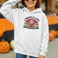 I Read Alotl Axolotl Retro Reading Books Lover Vintage Graphic Youth Hoodie I Read Alotl Axolotl Retro Reading Books Lover Vintage Graphic Youth Hoodie