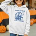 Read Books Stay Weird Graphic Youth Hoodie