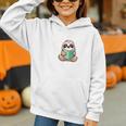 I Read Past My Bedtime Reading Sloth Book Lover Graphic Youth Hoodie