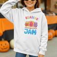 Reading Is My Jam I Love To Read Books Boy Girl Graphic Youth Hoodie Reading Is My Jam I Love To Read Books Boy Girl Graphic Youth Hoodie