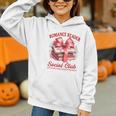 Romance Book Reading Bookish Romance Reader Social Club Graphic Youth Hoodie Romance Book Reading Bookish Romance Reader Social Club Graphic Youth Hoodie