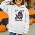Smut Reader Spicy Book Romance I Like Them Thick & Spicy Graphic Youth Hoodie Smut Reader Spicy Book Romance I Like Them Thick & Spicy Graphic Youth Hoodie
