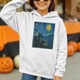 Van Gogh Starry Night Fantasy Reader Dragon Reading Book Graphic Youth Hoodie Van Gogh Starry Night Fantasy Reader Dragon Reading Book Graphic Youth Hoodie