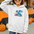 In A World Full Of Bookworms Be A Book Dragon Graphic Youth Hoodie