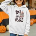 Yes I Really Do Need All These Books Coffee Graphic Youth Hoodie Yes I Really Do Need All These Books Coffee Graphic Youth Hoodie