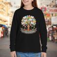 100 Days Of School In The Books Librarian Reading Teacher Youth Long Sleeve Tee