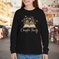 1995 Chapter Thirty 30th Birthday Wildflower Book 30 Yrs Old Youth Long Sleeve Tee 1995 Chapter Thirty 30th Birthday Wildflower Book 30 Yrs Old Youth Long Sleeve Tee