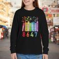 8647 Equal Rights Book Flower Trump Women Rights Feminist Youth Long Sleeve Tee