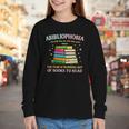 Abibliophobia Bibliophilia Abibliophobia Book Lovers Youth Long Sleeve Tee Abibliophobia Bibliophilia Abibliophobia Book Lovers Youth Long Sleeve Tee