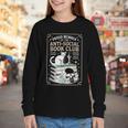 Anti-Social Book-Club Cat Graphic Youth Long Sleeve Tee