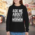 Ask Me About The Book Of Mormon Youth Long Sleeve Tee Ask Me About The Book Of Mormon Youth Long Sleeve Tee