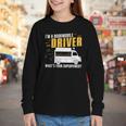 Awesome Bookmobile Driver What's Your Superpower Book Wagon Youth Long Sleeve Tee