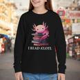 Axolotl Book Lover Librarian Reading Library Readers Youth Long Sleeve Tee Axolotl Book Lover Librarian Reading Library Readers Youth Long Sleeve Tee